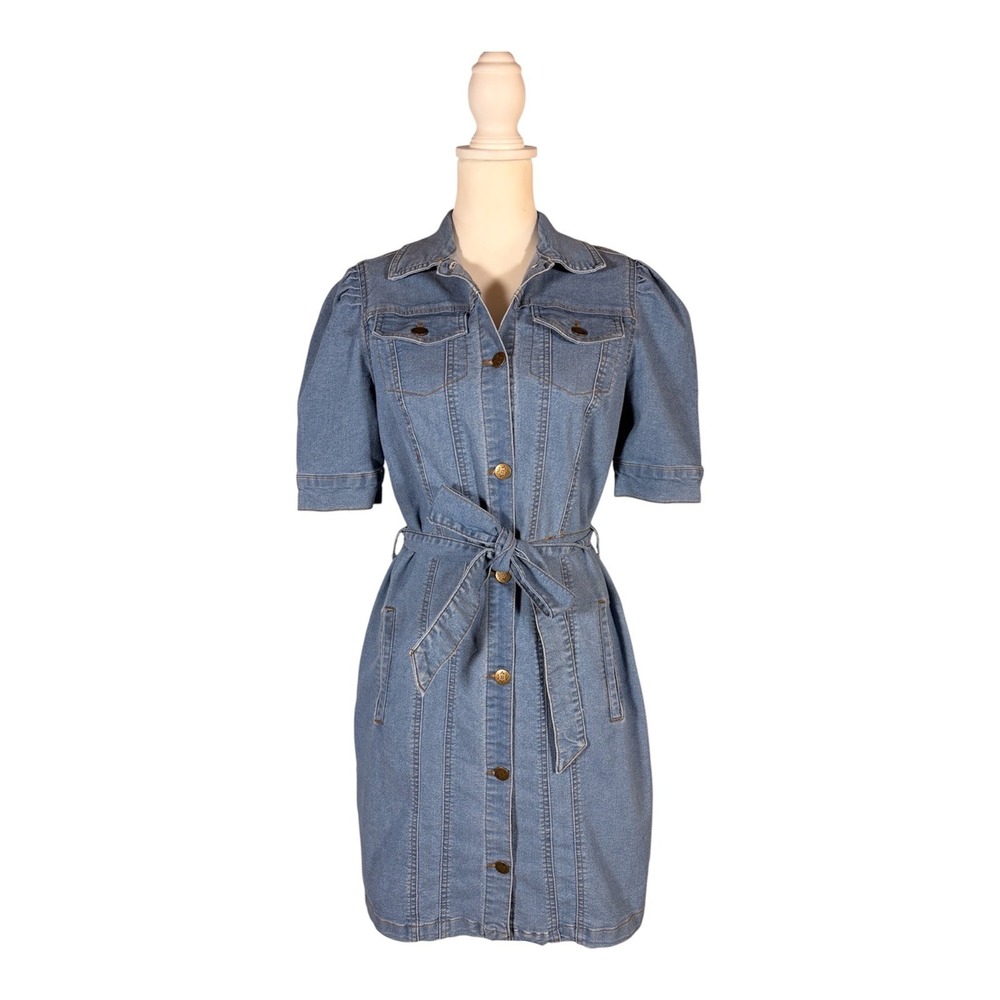 Nanette By Nanette Lepore Bowery Denim Shirtdress, 10 / Blue